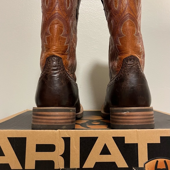 Ariat Mens Quickdraw Square Toe Western Boots - Picture 3 of 4